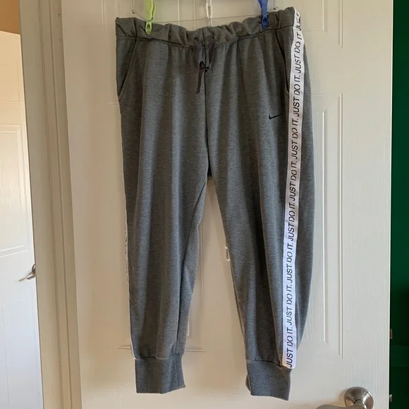 Nike dri-fit get fit women's fleece 7/8 training trousers cheap